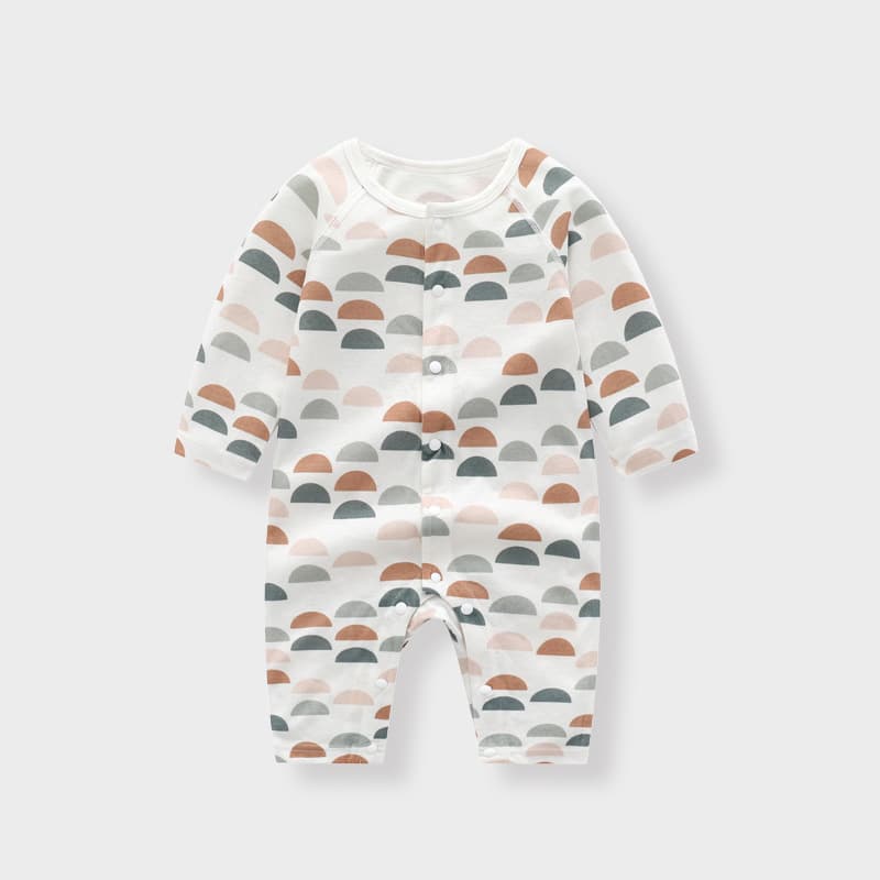 Pijama bebé fibra bambú estampado floral