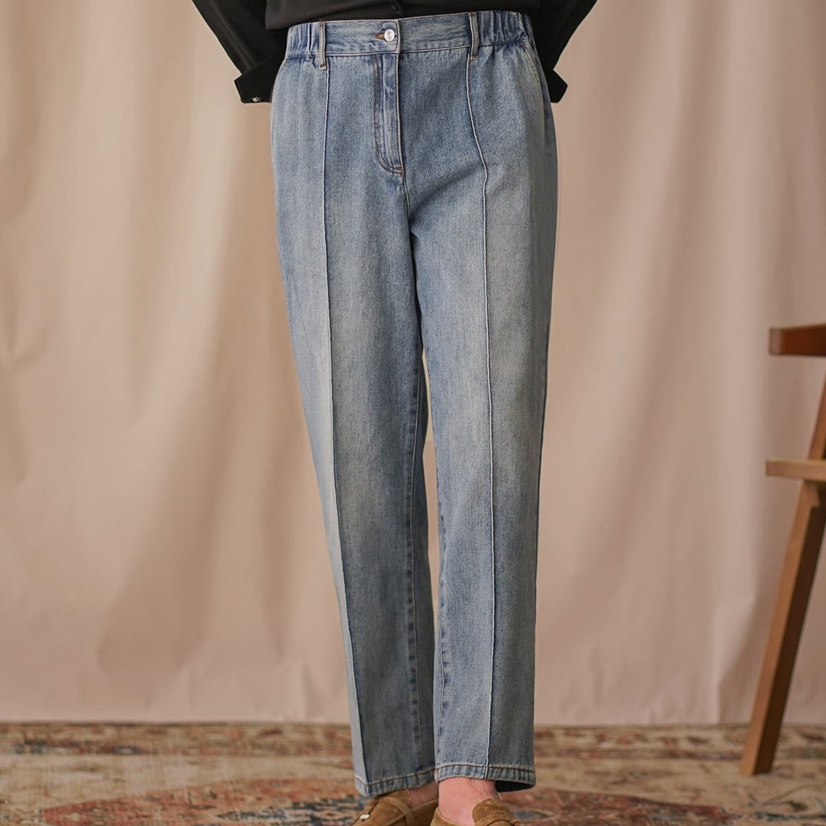 Pantalones capri de cintura elástica para hombre