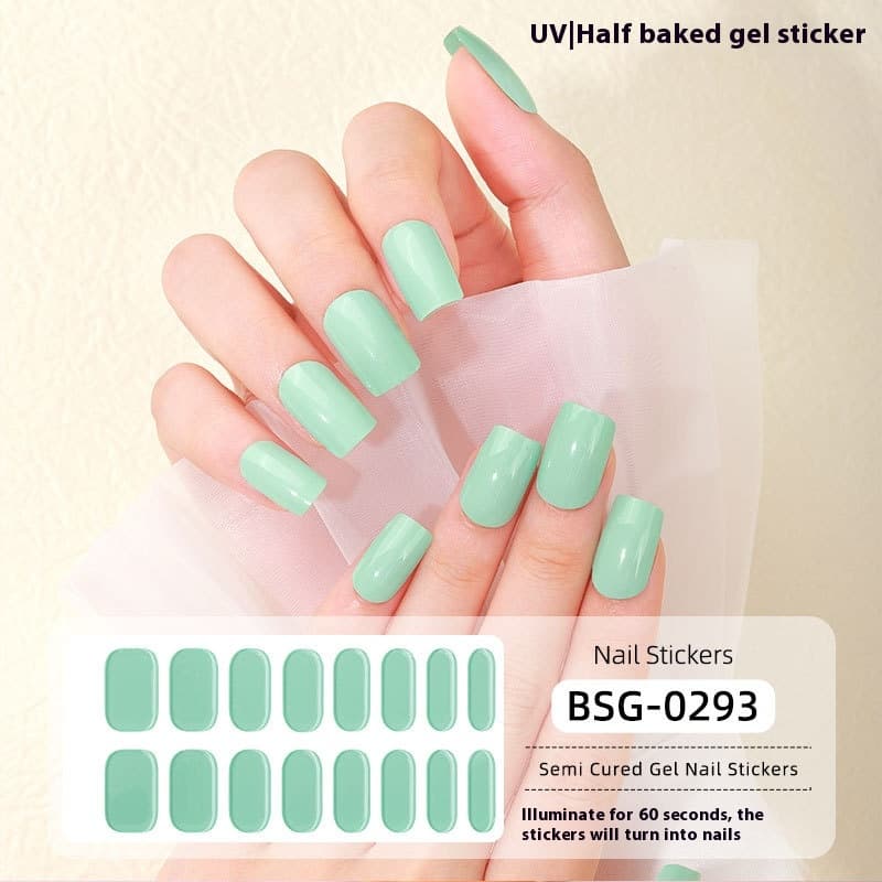 Stickers gel UV de color para uñas