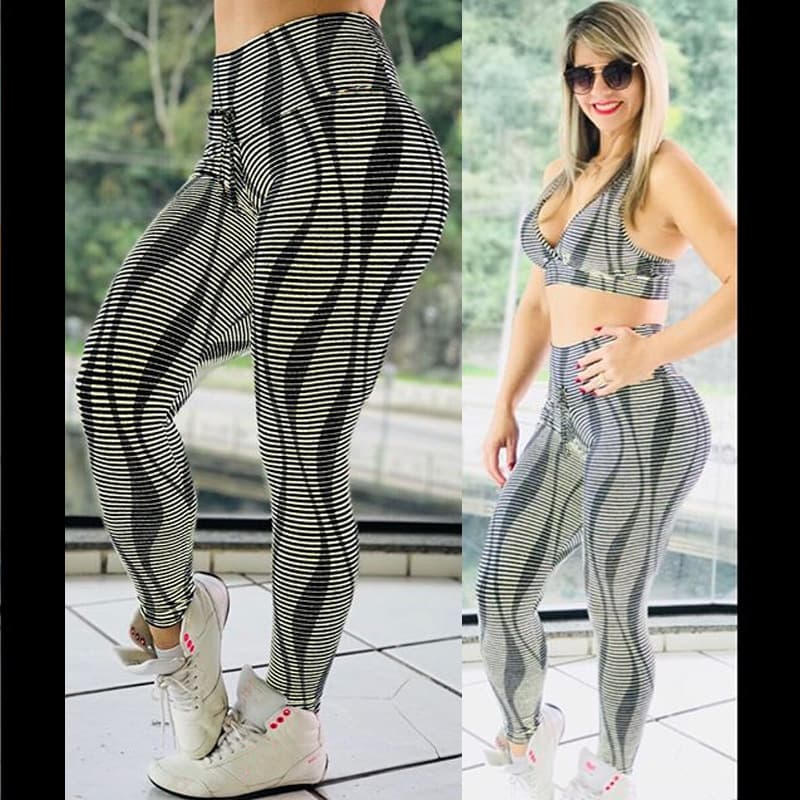 Leggings deportivos ajustados de talle alto