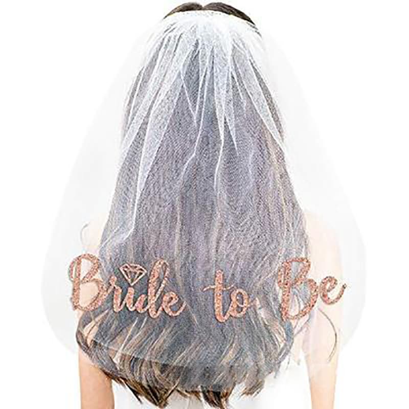 Velo de novia malla de doble capa estilo europeo