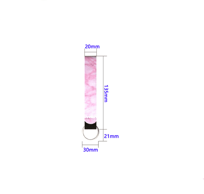 Funda de labial de mármol con llavero