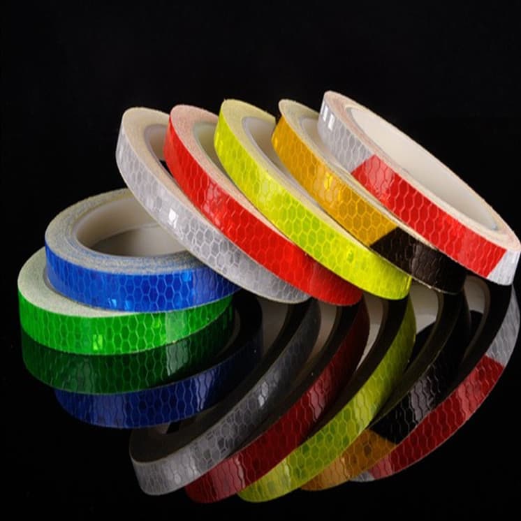 Pegatinas reflectantes luminosas para bicicleta