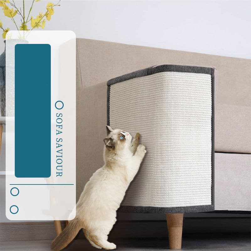 Protector de sisal para gatos con afilador de garras
