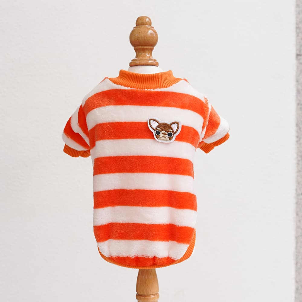 Ropa para mascotas con bordado, abrigada para perros y gatos