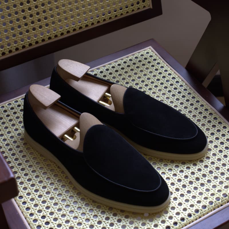 Mocasines de cuero genuino de fabricación británica