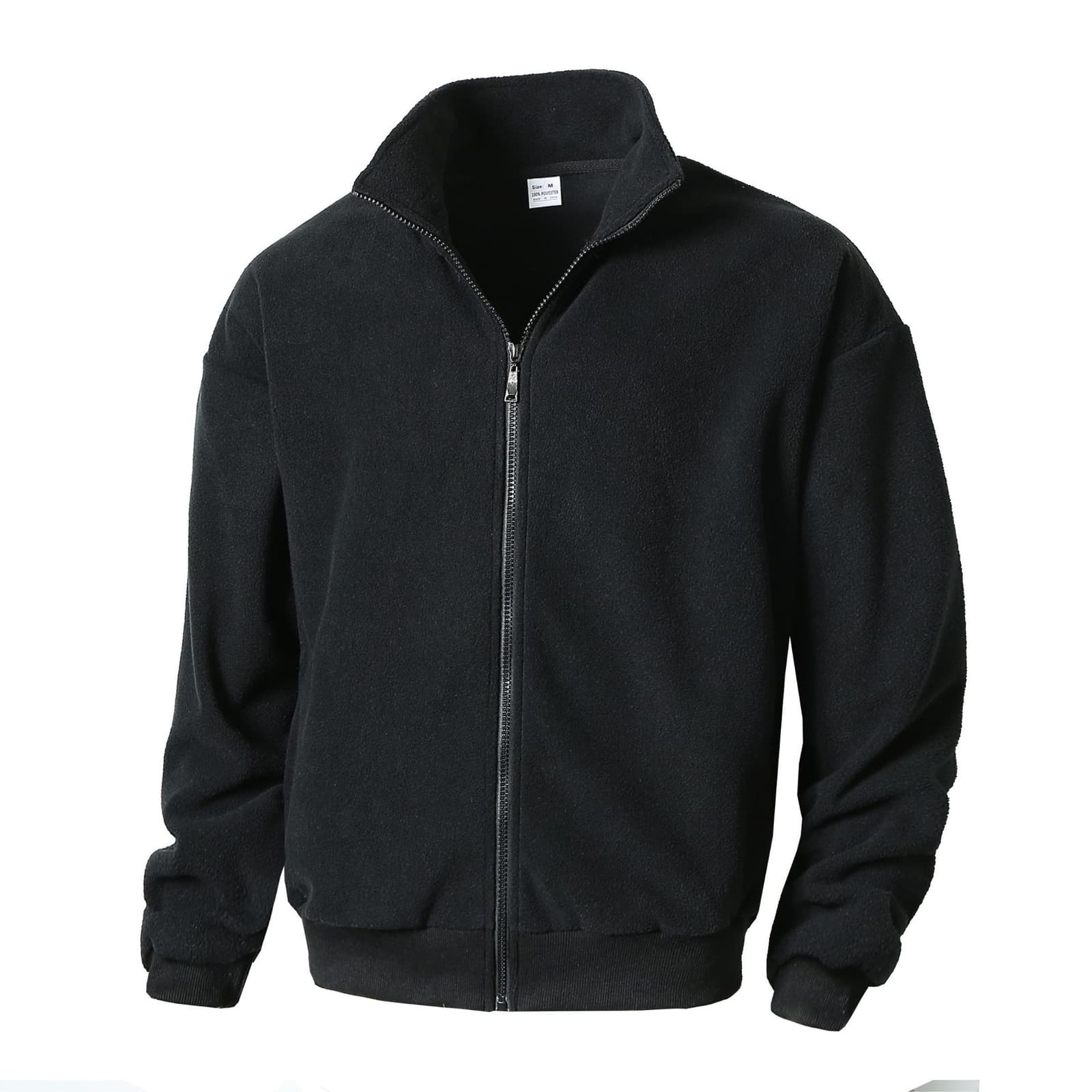 Cardigan slim con cuello redondo y mangas largas