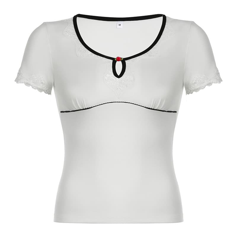 Blusa de verano con escote U