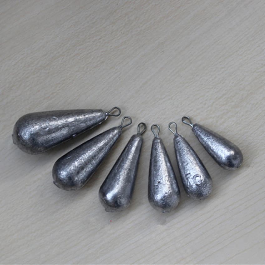 Plomadas de forma redondeada para pesca