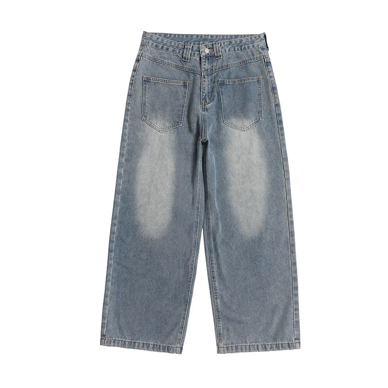 Jeans retro de verano anchos unisex