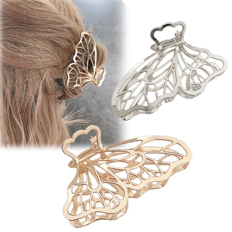 Pasador de mariposa de metal estilo coreano