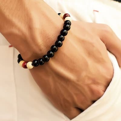 Pulsera de perlas naturales para equilibrio energético