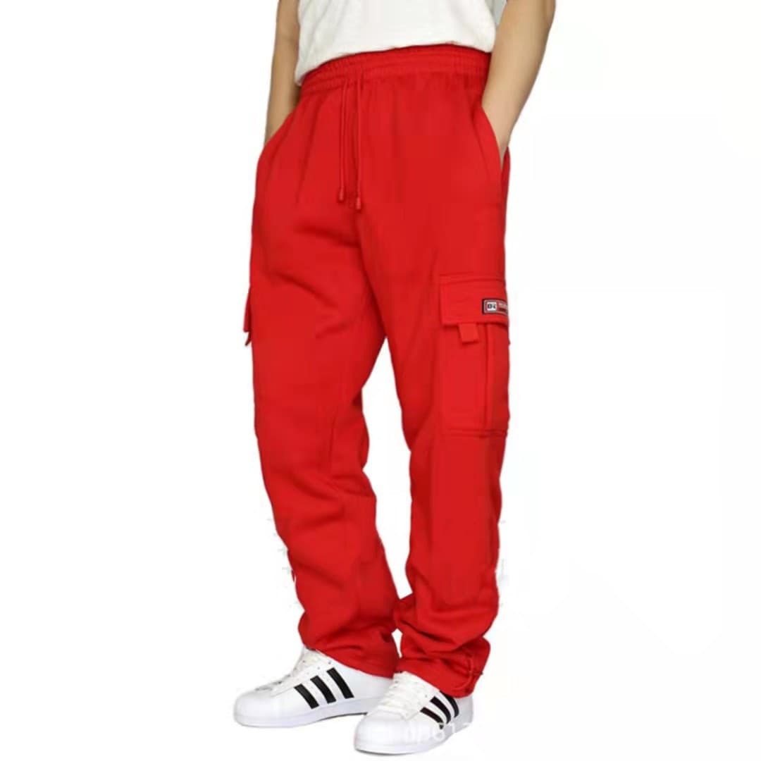 Pantalones deportivos con cintura elástica para hombre