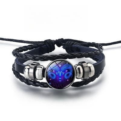 Pulsera de constelación luminosa con estilo punk unisex