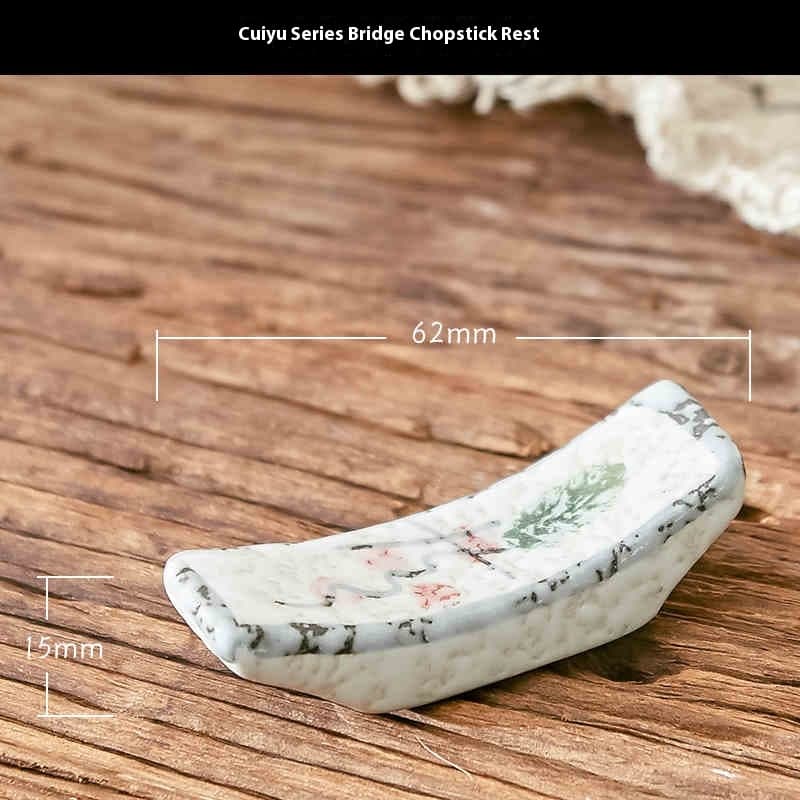 Reposapalillos de cerámica con diseño tradicional