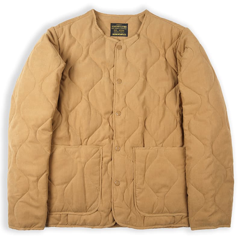 Chaqueta acolchada hombre estilo retro casual