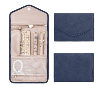 Organizador de joyería con múltiples compartimentos