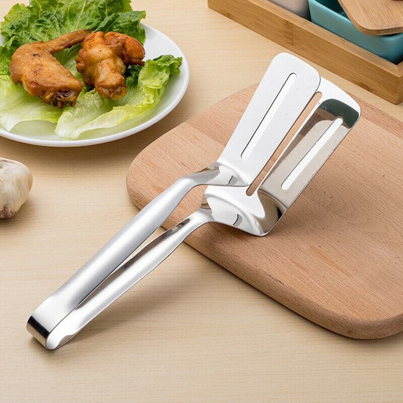 Pinza de acero inoxidable para alimentos y carnes
