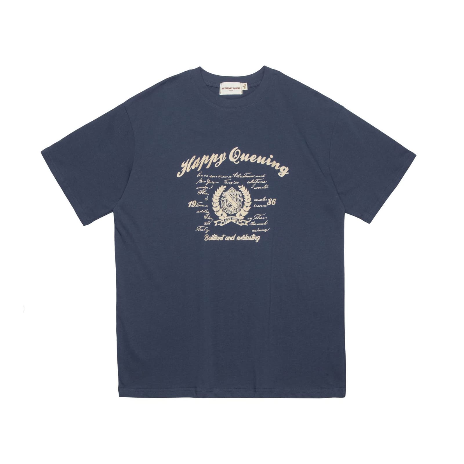 Camiseta para hombre con estampado de insignia