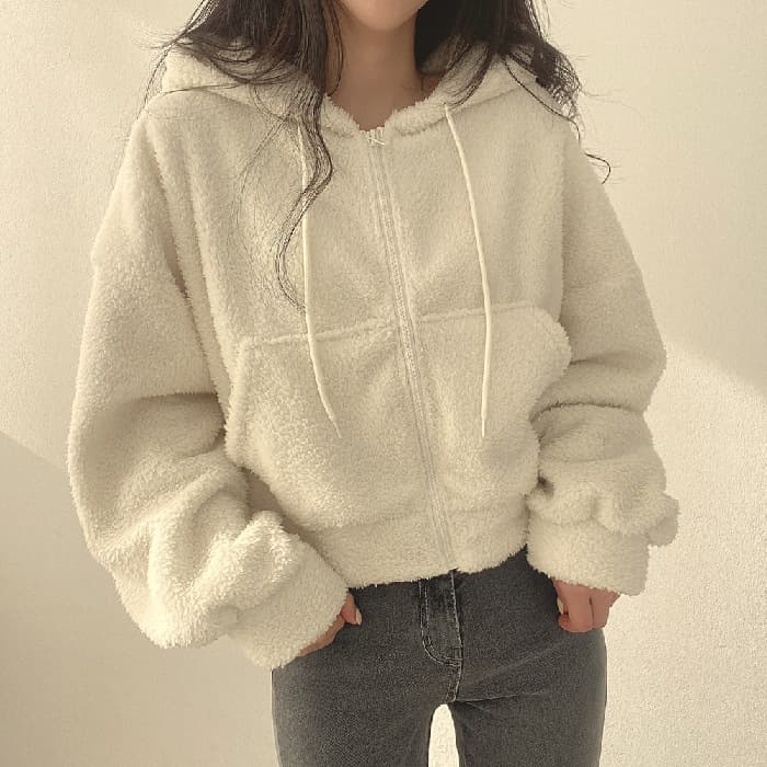 Suéter con capucha, suave y cómodo para mujer