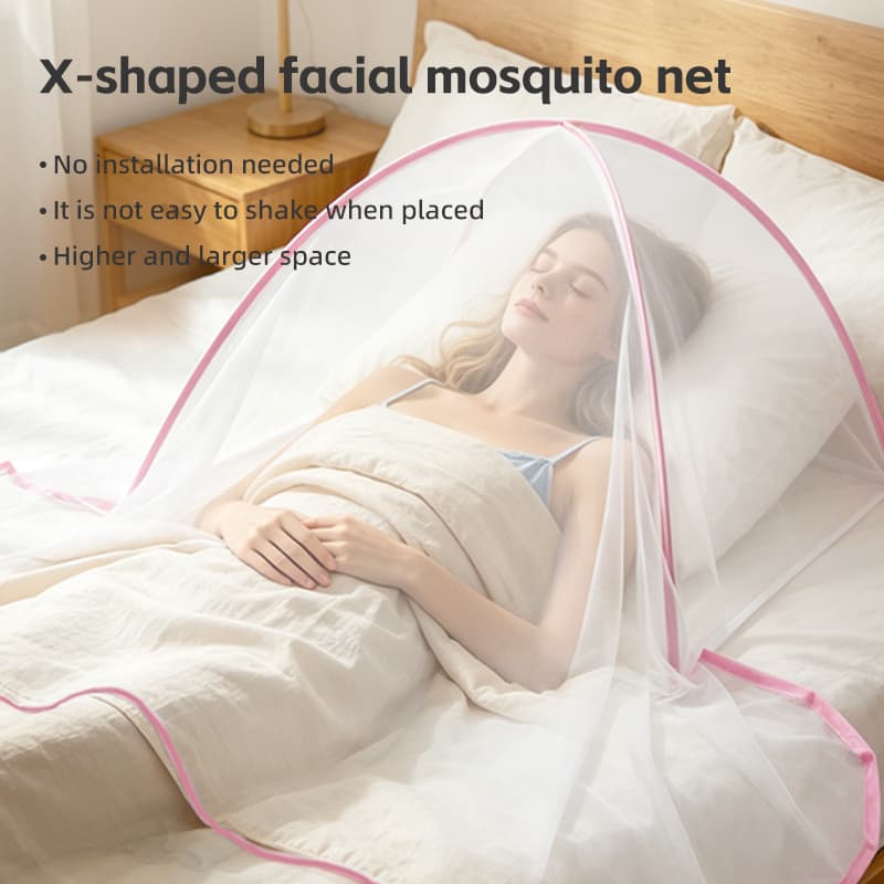 Red de mosquitos plegable sin instalación para dormitorio