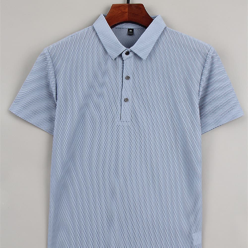 Camiseta de fibra de hielo para hombre, manga corta