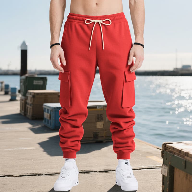 Pantalones deportivos de múltiples bolsillos