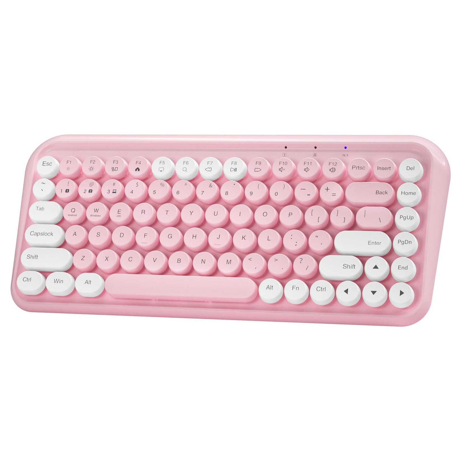 Teclado inalámbrico Bluetooth portátil con modo silencioso