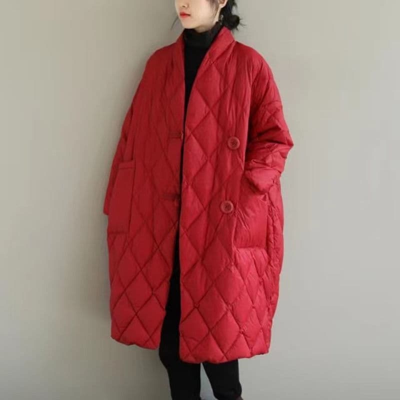 Abrigo acolchado talla grande para invierno