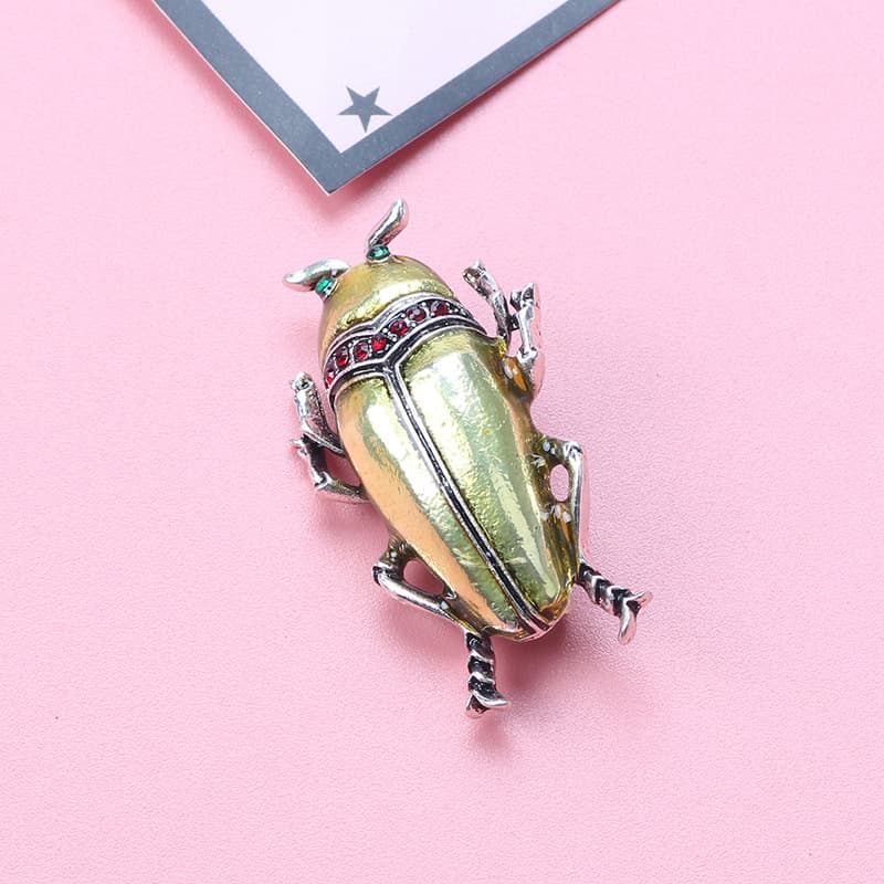 Broche de escarabajo animal para fiestas