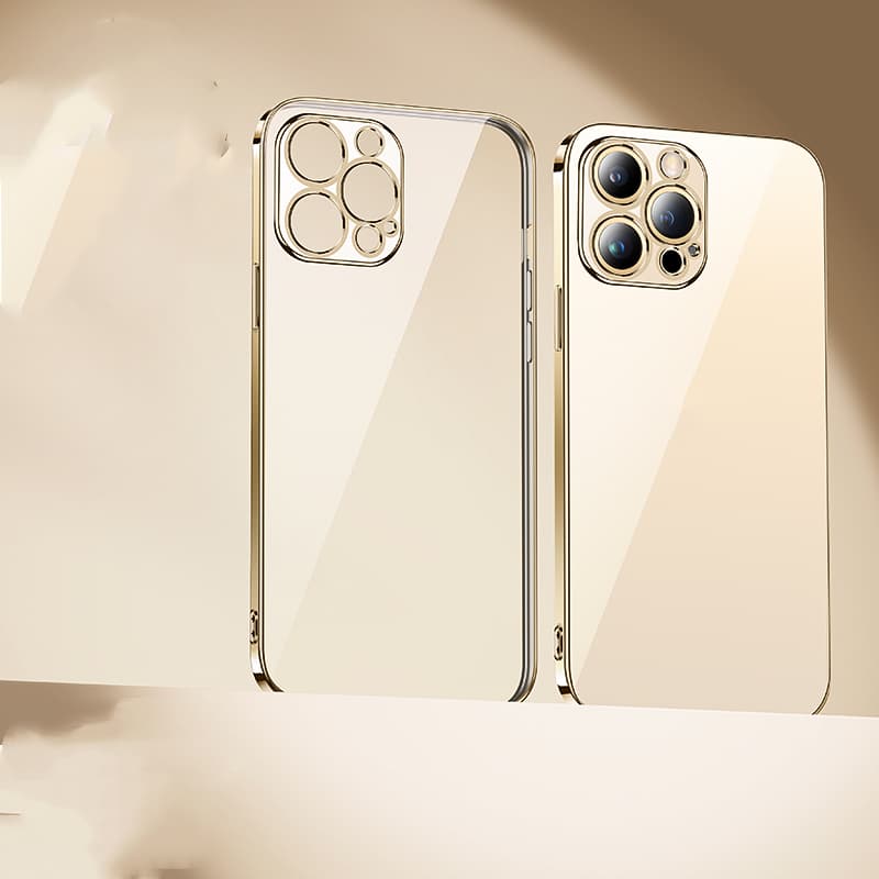 Funda protectora para iPhone 13 con diseño transparente
