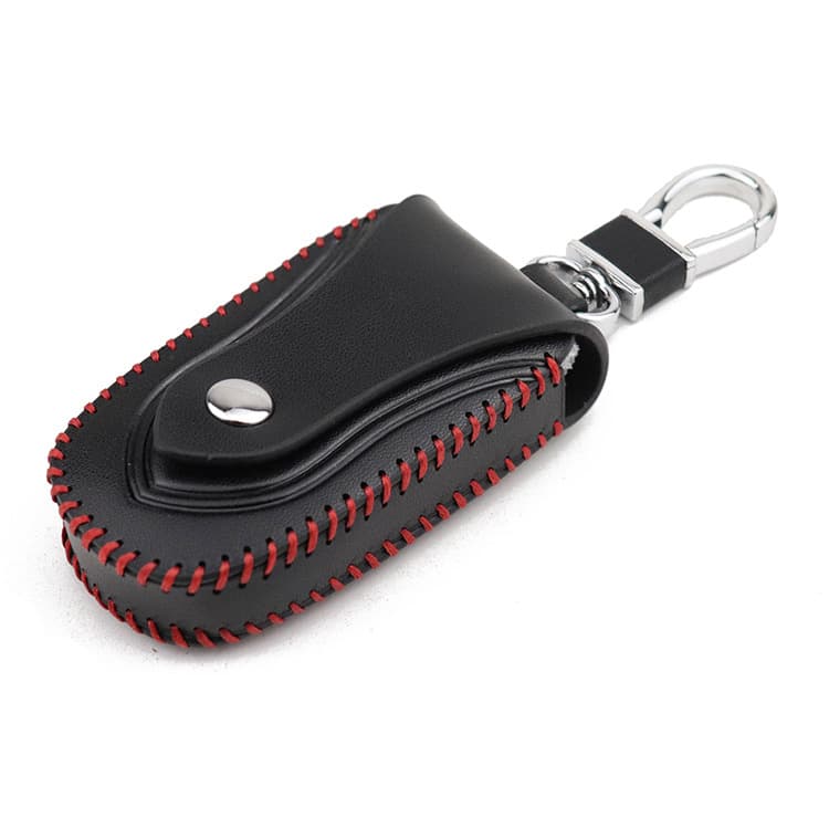 Funda piel para llave auto con correa