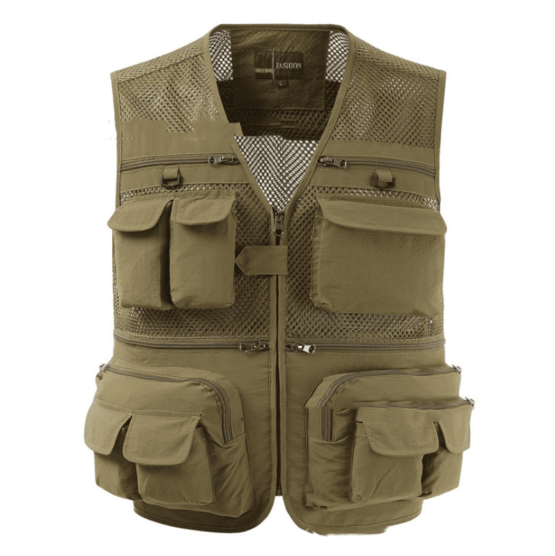 Chaleco profesional multipocket para fotografía