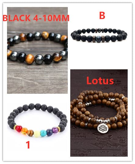 Pulsera de piedra ojo de tigre tejida a mano natural