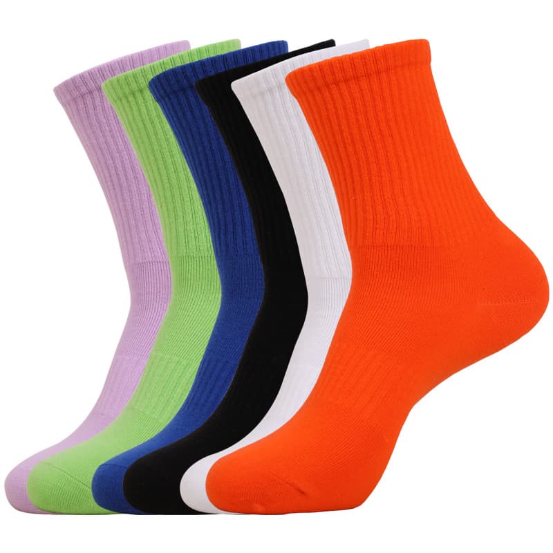 Calcetines deportivos algodón media pantorrilla
