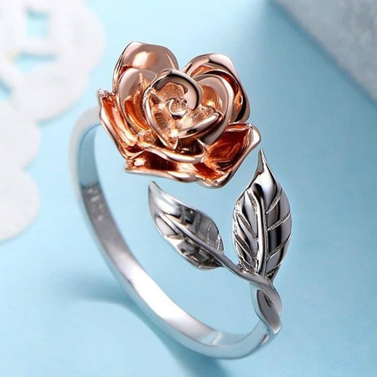 Anillo ajustable con circonia
