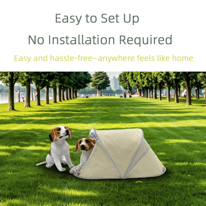 Tienda plegable para mascotas, portátil para interiores y exteriores