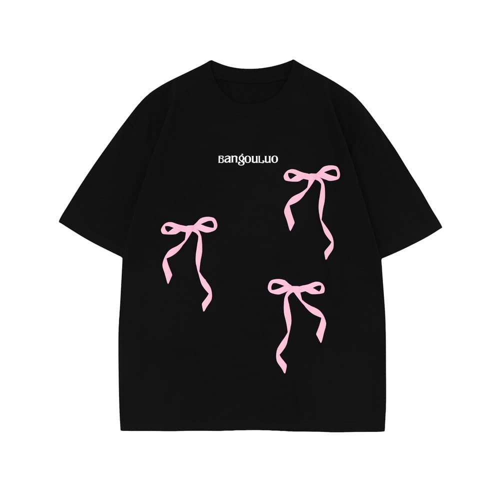 Camiseta de hombre con estampado lazo creativo