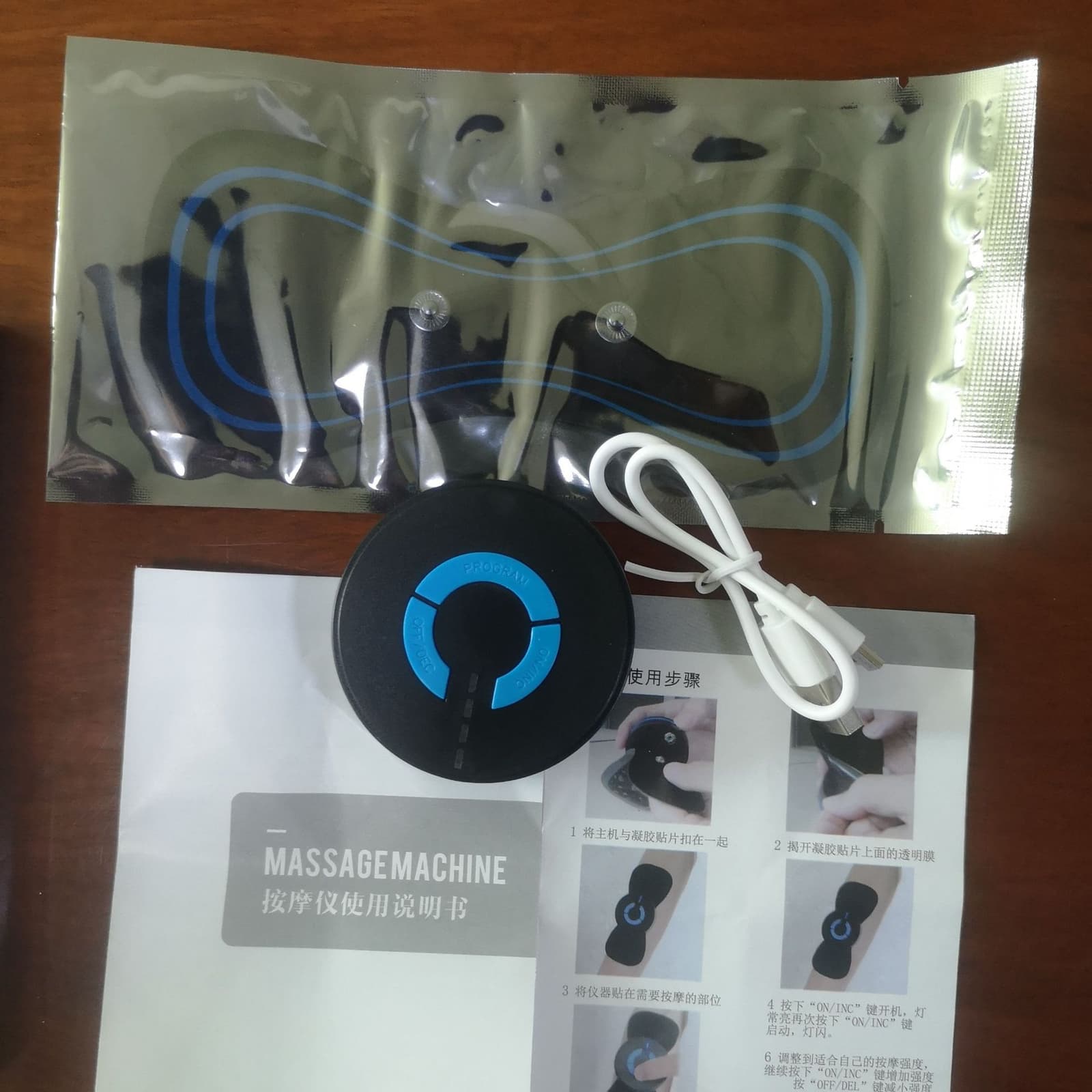 Masajeador eléctrico portátil para cuello y hombros