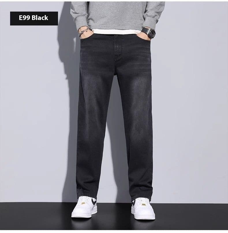 Pantalones vaqueros rectos y sueltos para hombre