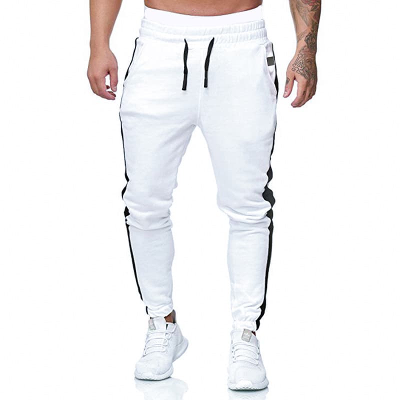 Pantalones deportivos casuales para hombre con color sólido