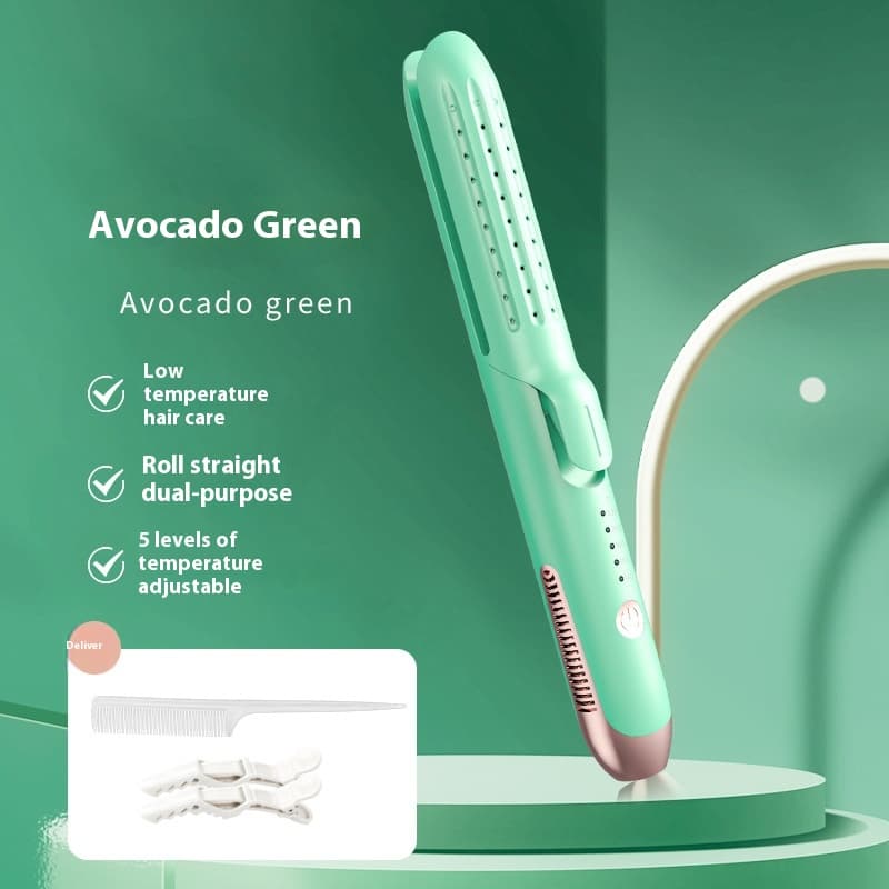Alisador y rizador de cabello 2 en 1