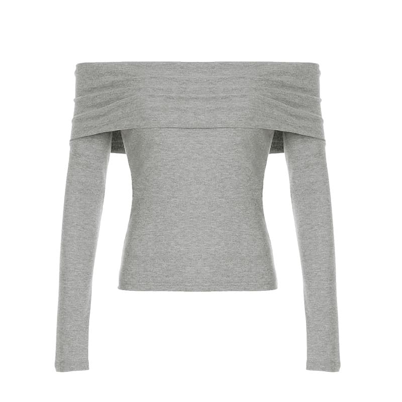 Suéter sencillo de punto para mujer
