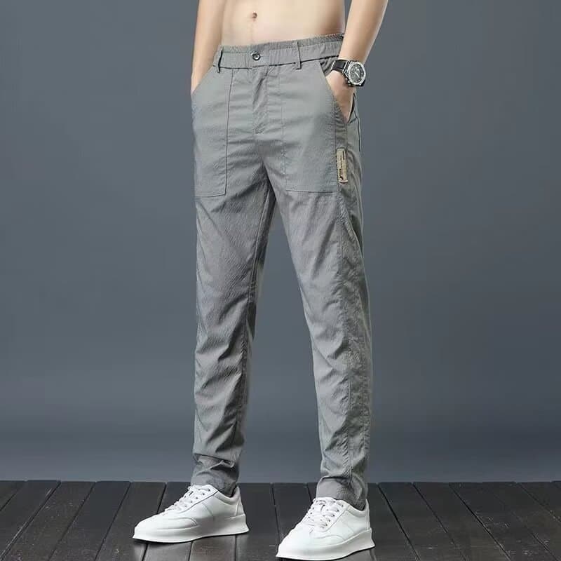 Pantalones deportivos rectos para hombre