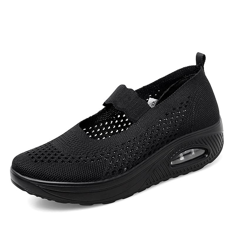 Zapatos slip-on para mujer de malla transpirable
