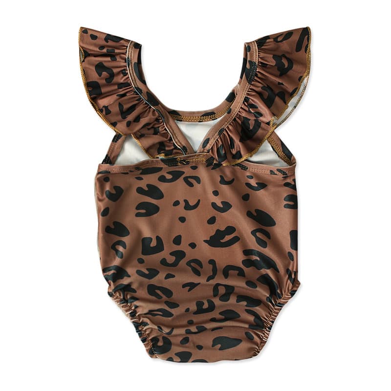 Traje de baño estampado leopardo para niños