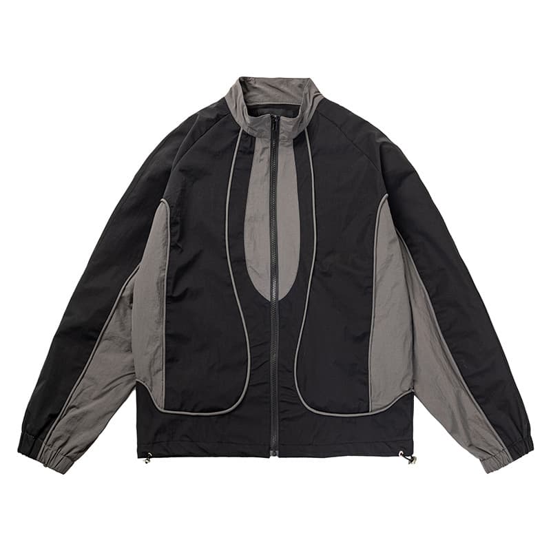 Chaqueta casual patchwork para hombre uso exterior