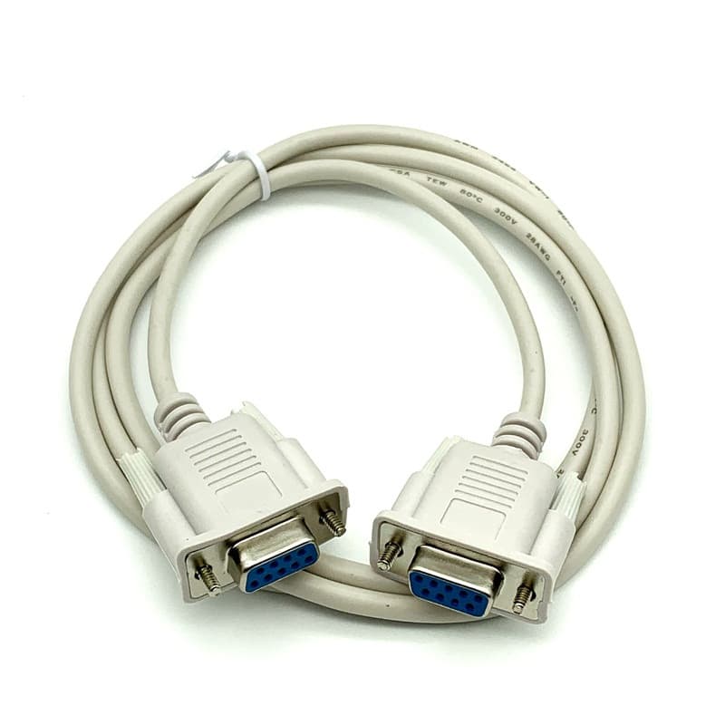 Cable puerto serie RS232 cruzado DB9 hembra a hembra, 1.5m