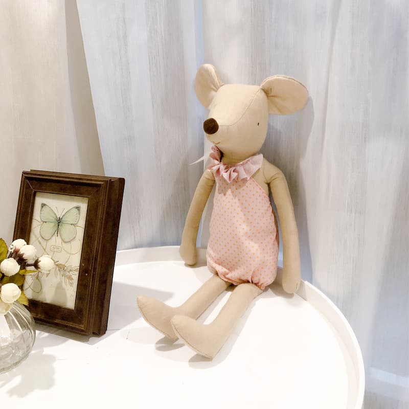 Juguete peluche ratón de algodón para niños
