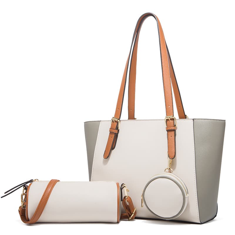 Bolsa saffiano de gran capacidad 3 en 1, moderna y portátil